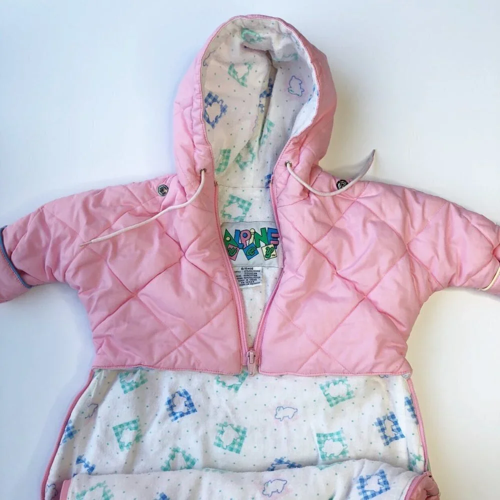 Vintage Alpine Way Bunny Bunting